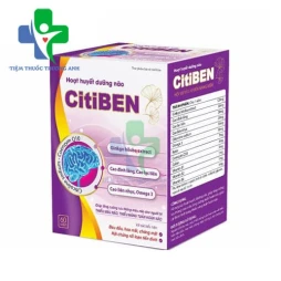 Citiben Hộp 60 Viên Dolexphar - Giúp tăng cường lưu thông máu não