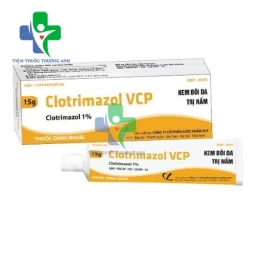 Clotrimazol VCP 15g - Thuốc điều trị nước ăn chân, nấm da hiệu quả (10 hộp)