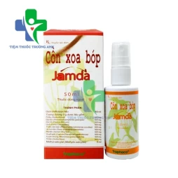 Cồn xoa bóp Jamda 50ml Traphaco - Cải thiện tình trạng đau nhức cơ xương khớp
