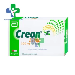 Creon 25000 - Thuốc điều trị suy ngoại tiết tuyến tụy hiệu quả của Đức