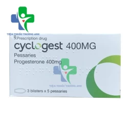 Cyclogest 400mg Actavis UK - Hỗ trợ điều trị các triệu chứng tiền kinh