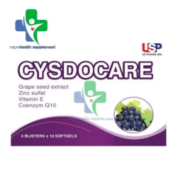 Cysdocare US Pharma USA - Viên uống làm đẹp da, chống lão hóa