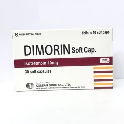 Dimorin 10mg - Điều trị các dạng mụn trứng cá hiệu quả 
