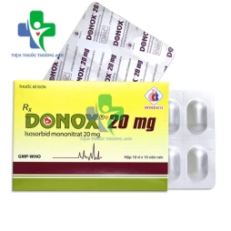 Donox 20mg - Thuốc điều trị đau thắt ngực hiệu quả 