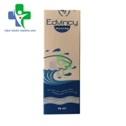 Edvincy NanoAg Lọ 75ml - Dung dịch xịt vệ sinh mũi hằng ngày