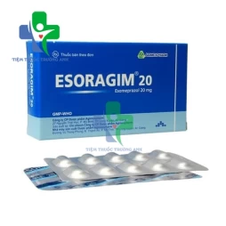 Esoragim 20 Agimexpharm - Điều trị Bệnh trào ngược dạ dày-thực quản