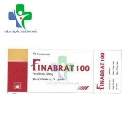Finabrat 100 Pymepharco - Thuốc điều trị tăng cholesterol máu