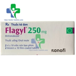 Flagyl 250mg Sanofi - Tiêu diệt các nhóm vi khuẩn