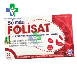 Bổ máu Folisat - Hỗ trợ bổ sung sắt và acid folic cho cơ thể