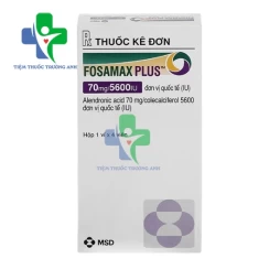 Thuốc Fosamax Plus 70mg + 5600IU điều trị loãng xương
