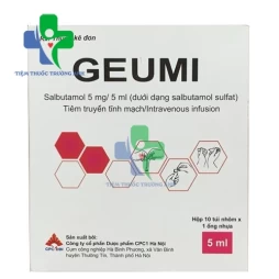 Geumi 5mg/5ml CPC1HN - Điều trị cơn hen, co thắt phế quản