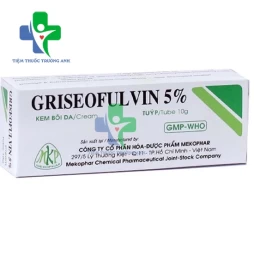 Griseofulvin 5% 10g - Thuốc điều trị nấm ngoài da hiệu quả của Mekophar