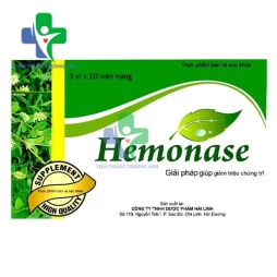 Hemonase Halifa - Hỗ trợ điều trị trung khí suy giảm mắc bệnh trĩ