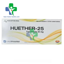 Huether-25 Davipharm - Điều trị động kinh cục bộ