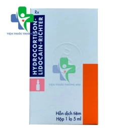 Hydrocortison-Lidocain-Richter 5ml - Thuốc kháng viêm, ức chế miễn dịch