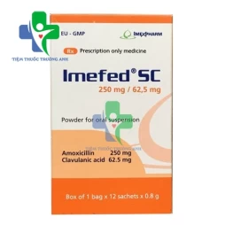Imefed SC 250mg/62,5mg - Thuốc điều trị nhiễm khuẩn của IMEXPHARM