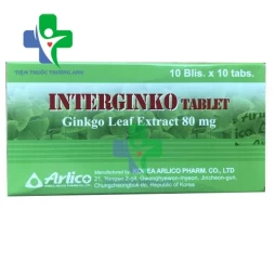 Interginko Tab 80mg - Hỗ trợ điều trị rối loạn tuần hoàn