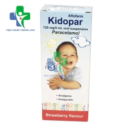 Kidopar 120mg/5ml - Thuốc giảm đau, hạ sốt hiệu quả