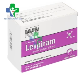 Levpiram 500mg Danapha - Điều trị bệnh động kinh