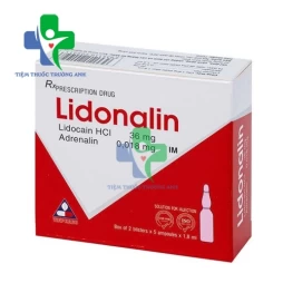 Lidonalin - Thuốc gây tê bằng cách tiêm ngắm và dẫn truyền trong phẫu thuật nha khoa
