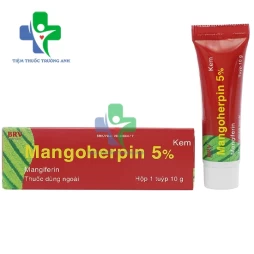 Mangoherpin 5% 10g - Thuốc điều trị bệnh thủy đậu của BVP