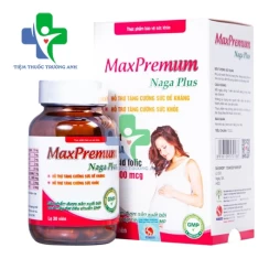 Maxpremum Naga Plus - Bổ sung sắt, DHA, acid folic cho cơ thể