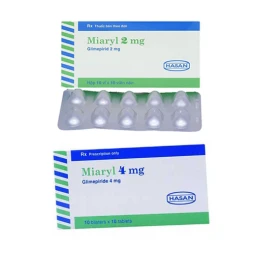 Miaryl 2mg-4mg - Thuốc điều trị bệnh đái tháo đường hiệu quả