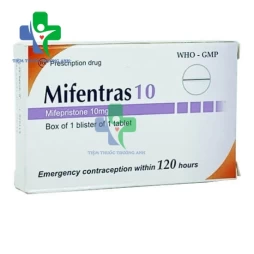 Mifentras 10mg - Thuốc tránh thai khẩn cấp hiệu quả