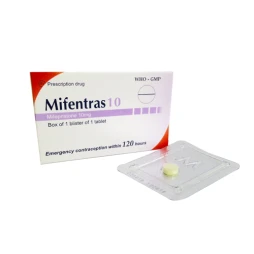 Mifentras 10mg - Thuốc tránh thai khẩn cấp hiệu quả