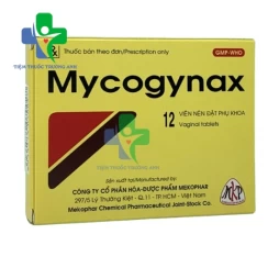 Mycogynax - Viên đặt điều trị viêm âm đạo của Mekophar
