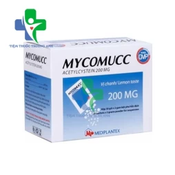 Mycomucc Sac.200mg - Thuốc giảm nhầy đờm, trị bệnh hô hấp của Mediplantex