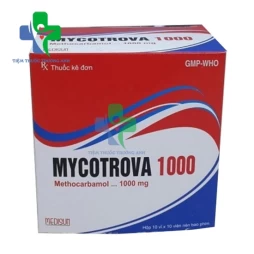 Mycotrova 1000 Medisun - Điều trị giảm đau co thắt cơ xương