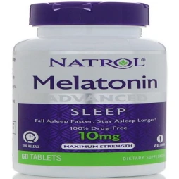 Thuốc Natrol Melatonin 10mg - Hỗ Trợ Ngủ Sâu Giấc