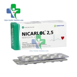 Nicarlol 2,5 Agimexpharm - Điều trị tăng huyết áp vô căn