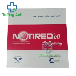 Notired Eff Strawberry Bidiphar - Điều trị suy nhược chức năng chuyển hóa