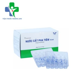 Nước cất pha tiêm 10ml Bidiphar - Pha loãng các chế phẩm thuốc dùng đường tiêm