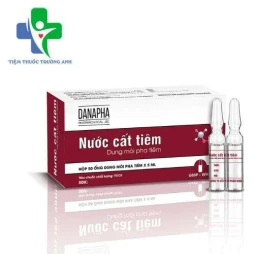 Nước cất tiêm 5ml Danapha - Dung môi hòa tan thuốc tiêm