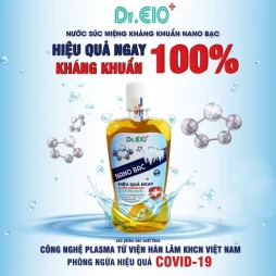 Nước súc miệng Dr.ELo nano bạc - Kháng khuẩn hiệu quả của Éloge