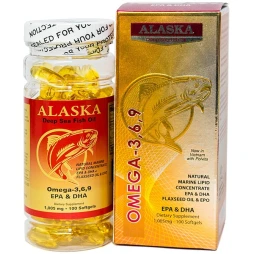 Viên Dầu Cá Omega3 Epa And Dha Alaska 1000Mg Polvita 100 Viên