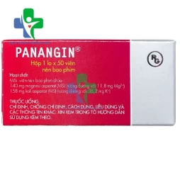 Thuốc viên Panangin (Hộp 1 lọ 50 viên) của Hungary