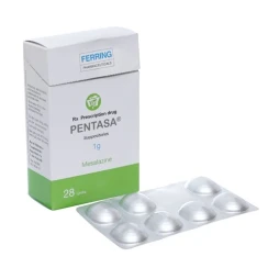 Pentasa 1g - Thuốc điều trị viêm loét trực tràng hiệu quả 