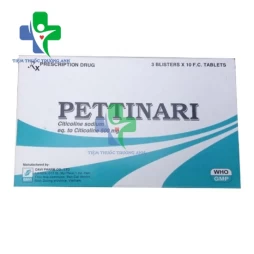 Pettinari 500mg - Thuốc trị tai biến mạch máu não, bệnh não cấp tính của Davipharm