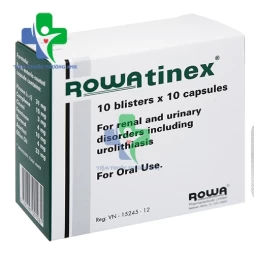 Thuốc Rowatinex (Hộp 10 vỉ x 10 viên) điều trị sỏi thận