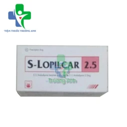 S-Lopilcar 2.5 Pymepharco - Thuốc điều trị tăng huyết áp