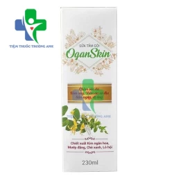 Sữa tắm gội Oganskin 230ml - Giúp làm sạch, làm mát và giữa ẩm cho da