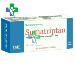Sumatriptan Hataphar - Thuốc điều trị bệnh đau nửa đầu