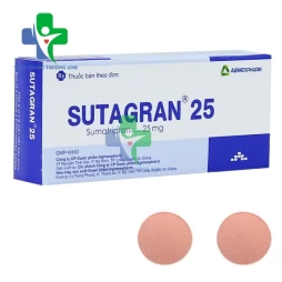 Sutagran 25 Agimexpharm - Thuốc điều trị đau nửa đầu