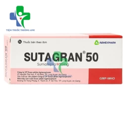 Sutagran 50mg Agimexpharm - Điều trị tích cực để cắt ngay cơn đau nửa đầu