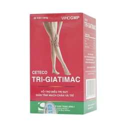 Viên Uống Hỗ Trợ Điều Trị Suy Giãn Tĩnh Mạch Chân Và Trĩ Tri-Giatimac 60 Viên
