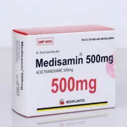 Thuốc Medisamin 250mg của Mediplantex (Hộp 10 vỉ x 10 viên)
